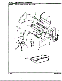 Optional Ice Maker Kit (Hrnt1919 / Bf57a) (Hrnt1919 / Bf57b) (Hrnt1919a / Bf60a) (Hrnt1919h / Bf65a) (Hrnt1919h / Bf65b) parts for Maytag Refrigerator HRNT1919/BF57A from AppliancePartsPros.com