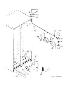 Fresh Food Section parts for Hot Point Side-By-Side Refrigerator HSS22GFTCWW from AppliancePartsPros.com