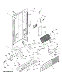 Sealed System & Mother Board parts for Hot Point Side-By-Side Refrigerator HSS22GFTCWW from AppliancePartsPros.com