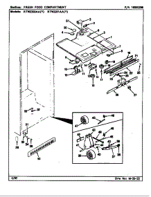 Fresh Food Compartment (Rtw2200aal / Ch89a) (Rtw2200aaw / Ch89a) (Rtw2201aal / Ch90a) (Rtw2201aaw / Ch89a) parts for Maytag Refrigerator RTW2201AAL/CH89A from AppliancePartsPros.com