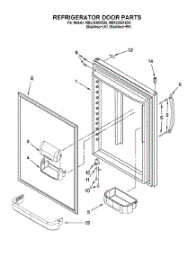 Refrigerator Door Parts parts for Maytag Bottom-Mount Refrigerator MBL2256KES5 from AppliancePartsPros.com