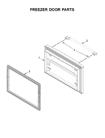 Freezer Door Parts parts for Maytag Bottom-Mount Refrigerator MFF2258FEZ02 from AppliancePartsPros.com