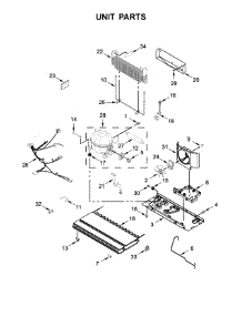 Unit Parts parts for Maytag Bottom-Mount Refrigerator MFI2570FEB01 from AppliancePartsPros.com