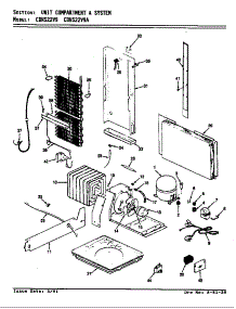 Unit Compartment & System (Cdns22v9 / Ar35a) (Cdns22v9 / Br35a) (Cdns22v9a / Ar36a) (Cdns22v9a / Br36a) parts for Maytag Refrigerator CDNS22V9A/BR35A from AppliancePartsPros.com