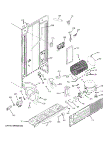Sealed System & Mother Board parts for Hot Point Side-By-Side Refrigerator HSS25GFTCWW from AppliancePartsPros.com