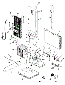 Unit Compartment & System parts for Jenn-Air Side-By-Side Refrigerator JRSD226B/MAQ31A from AppliancePartsPros.com