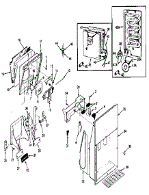 Ice & Water Dispenser parts for Jenn-Air Side-By-Side Refrigerator JRSD226B/MBQ32B from AppliancePartsPros.com