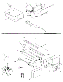 Ice Maker & Bin parts for Jenn-Air Side-By-Side Refrigerator JRSD246B/MAQ81B from AppliancePartsPros.com