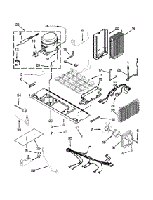Unit Parts parts for Jenn-Air Side-By-Side Refrigerator JSC24C8EAM01 from AppliancePartsPros.com