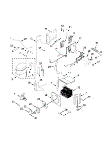 Upper Unit Parts parts for Jenn-Air Bottom-Mount Refrigerator JB36NXFXLE00 from AppliancePartsPros.com