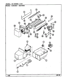 Ice Maker & Bin parts for Maytag Refrigerator BS24X9DV/DN91B from AppliancePartsPros.com