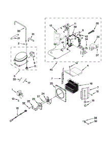 Upper Unit Parts parts for Jenn-Air Bottom-Mount Refrigerator JF42NXFXDW05 from AppliancePartsPros.com