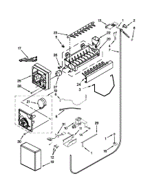 Ice Maker Parts parts for Jenn-Air Bottom-Mount Refrigerator JF42NXFXDW05 from AppliancePartsPros.com