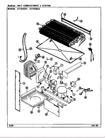Unit Compartment & System (Gt18x8da / Dc45a) (Gt18x8dv / Dc44a) parts for Maytag Refrigerator GT18X8DV/DC45A from AppliancePartsPros.com