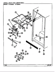 Fresh Food Compartment (Gt18x8da / Dc45a) (Gt18x8dv / Dc44a) parts for Maytag Refrigerator GT18X8DV/DC45A from AppliancePartsPros.com
