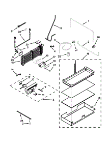 Lower Unit And Tube Parts parts for Jenn-Air Bottom-Mount Refrigerator JF42SSFXDA02 from AppliancePartsPros.com