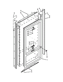 Cabinet Trim Parts parts for Jenn-Air Bottom-Mount Refrigerator JF42SSFXDA02 from AppliancePartsPros.com