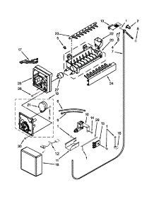 Icemaker Parts parts for Jenn-Air Bottom-Mount Refrigerator JF42SSFXDA02 from AppliancePartsPros.com