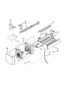 Ice Maker Parts parts for Jenn-Air Bottom-Mount Refrigerator JFC2089BEM00 from AppliancePartsPros.com