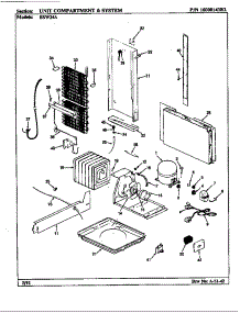 Unit Compartment & System (Rsw24a / Am81e) (Rsw24a / Am81f) (Rsw24a / Bm81a) (Rsw24a / Bm81b) (Rsw24a / Bm81c) parts for Maytag Refrigerator ERSW24A/BM81B from AppliancePartsPros.com
