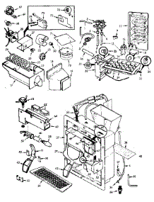 Ice Maker Section parts for Jenn-Air Top-Mount Refrigerator JRTD225LB/M9C76B from AppliancePartsPros.com