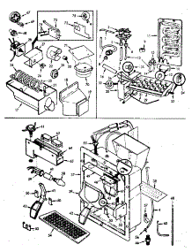 Refrigerator Ice Maker parts for Jenn-Air Top-Mount Refrigerator JRTI234B/M8C05A from AppliancePartsPros.com