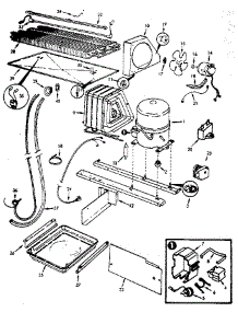 Unit Compartment & System parts for Jenn-Air Top-Mount Refrigerator JRTDX224RB/M7B24A from AppliancePartsPros.com
