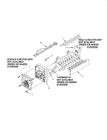 Ice Maker parts for Maytag Side-By-Side Refrigerator PSD264LGRQ-PPSD264LGC0 from AppliancePartsPros.com