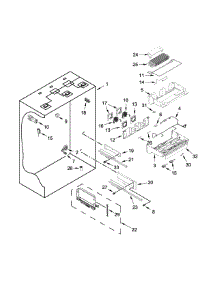Refrigerator Liner Parts parts for Jenn-Air Bottom-Mount Refrigerator JB36NXFXRE00 from AppliancePartsPros.com