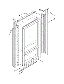 Cabinet Trim Parts parts for Jenn-Air Bottom-Mount Refrigerator JB36SSFXLA02 from AppliancePartsPros.com