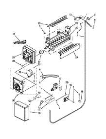 Ice Maker Parts parts for Jenn-Air Bottom-Mount Refrigerator JB36SSFXRA02 from AppliancePartsPros.com