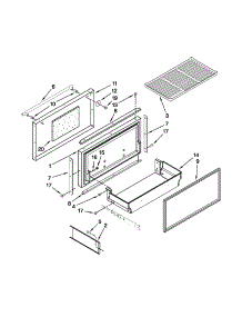 Freezer Door And Basket Parts parts for Jenn-Air Bottom-Mount Refrigerator JB36SSFXRA02 from AppliancePartsPros.com