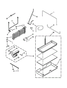 Lower Unit And Tube Parts parts for Jenn-Air Bottom-Mount Refrigerator JB36SSFXRA02 from AppliancePartsPros.com