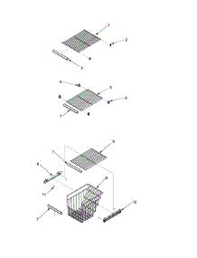 Fz Shelf parts for Maytag Side-By-Side Refrigerator PSD268LGES-PPSD268LGS0 from AppliancePartsPros.com