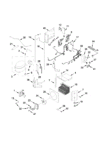 Upper Unit Parts parts for Jenn-Air Bottom-Mount Refrigerator JF42NXFXDE00 from AppliancePartsPros.com