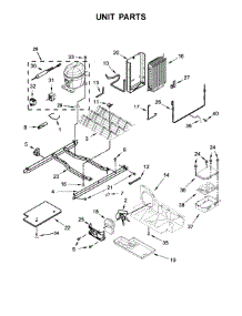 Unit Parts parts for Maytag Side-By-Side Refrigerator MSS25C4MGB00 from AppliancePartsPros.com