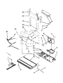 Unit Parts parts for Jenn-Air Bottom-Mount Refrigerator JFC2089BEP01 from AppliancePartsPros.com