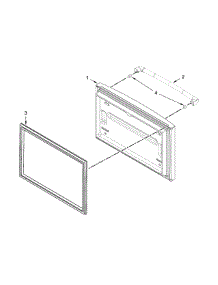 Freezer Door Parts parts for Jenn-Air Bottom-Mount Refrigerator JFC2089BEP01 from AppliancePartsPros.com