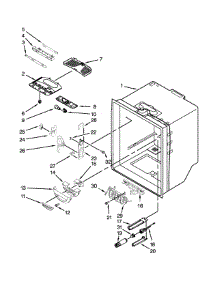 Refrigerator Liner Parts parts for Jenn-Air Bottom-Mount Refrigerator JFC2089BEP01 from AppliancePartsPros.com