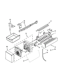 Ice Maker Parts parts for Jenn-Air Bottom-Mount Refrigerator JFC2089BEP01 from AppliancePartsPros.com