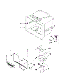 Freezer Liner Parts parts for Jenn-Air Bottom-Mount Refrigerator JFX2897DRM00 from AppliancePartsPros.com
