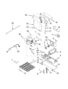 Unit Parts parts for Jenn-Air Bottom-Mount Refrigerator JFX2897DRM00 from AppliancePartsPros.com