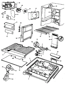 Freezer Compartment parts for Jenn-Air Top-Mount Refrigerator JRTDX224RB/M8B14A from AppliancePartsPros.com
