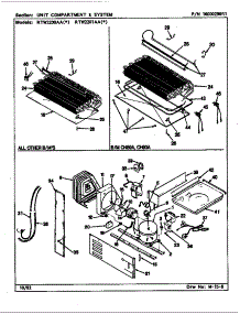 Unit Compartment & Systems (Ch89a & 90A) (Rtw2200aal / Ch89a) (Rtw2200aaw / Ch89a) (Rtw2201aal / Ch90a) (Rtw2201aaw / Ch90a) parts for Maytag Refrigerator RTW2200AAL/CH90A from AppliancePartsPros.com