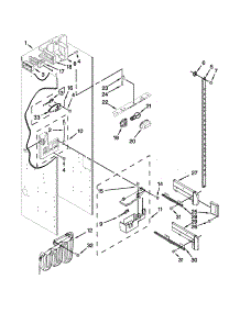 Refrigerator Liner Parts parts for Jenn-Air Side-By-Side Refrigerator JS42SEDUDW15 from AppliancePartsPros.com