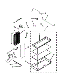 Lower Unit And Tube Parts parts for Jenn-Air Side-By-Side Refrigerator JS42SEDUDW20 from AppliancePartsPros.com
