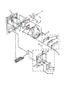 Dispenser Parts parts for Jenn-Air Side-By-Side Refrigerator JS42SEDUDW20 from AppliancePartsPros.com