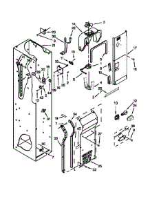 Freezer Liner And Air Flow Parts parts for Jenn-Air Side-By-Side Refrigerator JS48PPDUDB20 from AppliancePartsPros.com