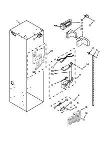 Refrigerator Liner Parts parts for Jenn-Air Side-By-Side Refrigerator JS48SEDUDW14 from AppliancePartsPros.com
