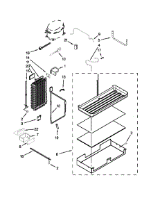 Lower Unit And Tube Parts parts for Jenn-Air Side-By-Side Refrigerator JS48SEDUDW14 from AppliancePartsPros.com